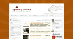 Desktop Screenshot of objekty.reality-bratislava.eu